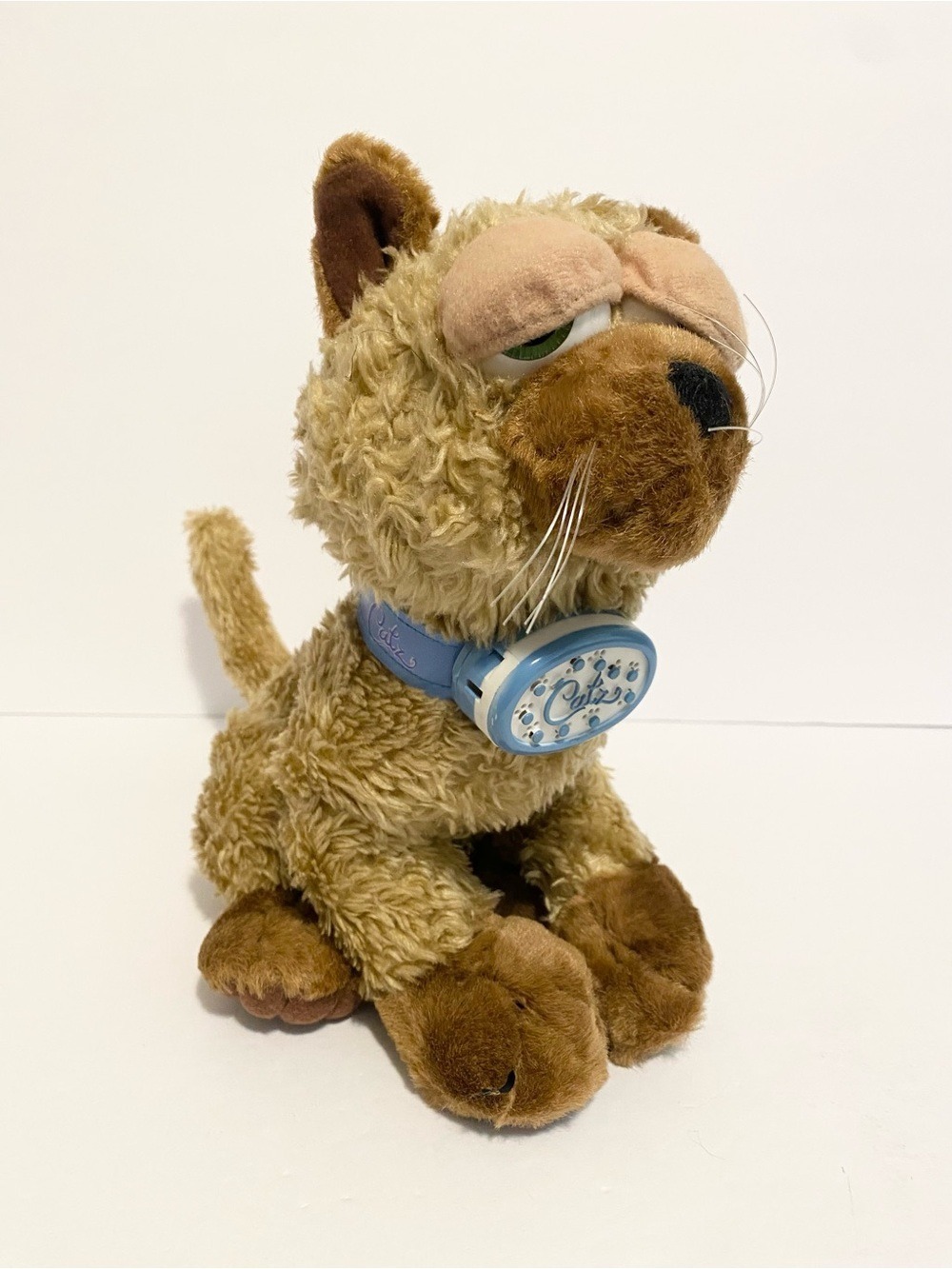 Vintage Trendmasters Catz Brown Tan Cat Stuffed Animal Plush Toy 1997 90s Toy